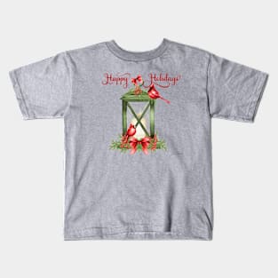 Red Cardinal Christmas Beauty C2 Kids T-Shirt